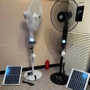 Solar Rechargeable Fan With Panels