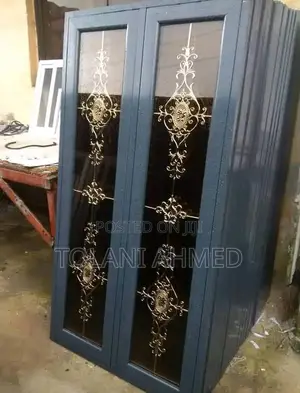Casement Window With Flower Design