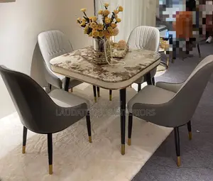 New Imported Classic Mini Marble Top Dining Set
