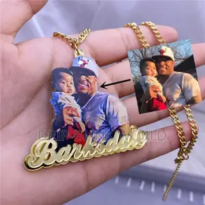 Customised Name Necklace With Picture