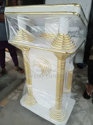 High Quality Executive Gold Color Pulpit