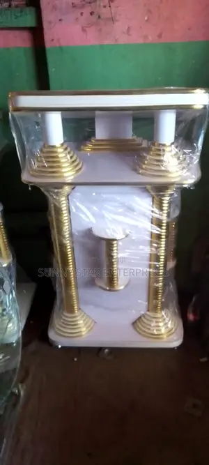 High Quality Executive Gold Color Pulpit