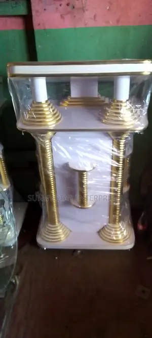 High Quality Executive Gold Color Pulpit