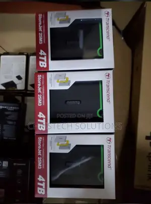 Transcend Storejet External Hard Drive - 4tb