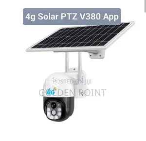 Solar PTZ 4g V380 App CCTV Camera