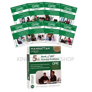 Manhattan Prep GRE Set of 8 Strategy Guides
+ Book of GRE