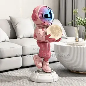 Home Decor Creative Luminous Astronaut Statue Floor Lamp