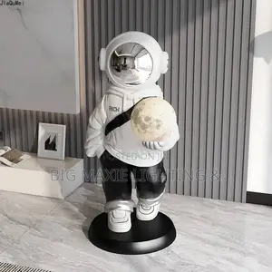Home Decor Creative Luminous Astronaut Statue Floor Lamp