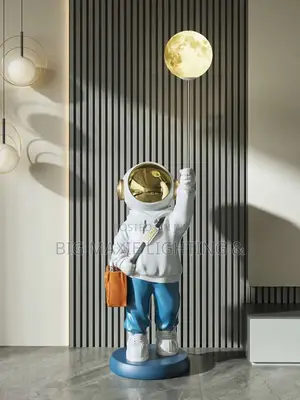 Home Decor Creative Luminous Astronaut Statue Floor Lamp