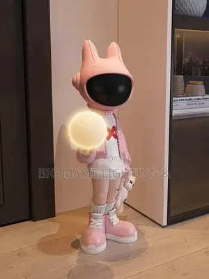 Home Decor Creative Luminous Astronaut Statue Floor Lamp