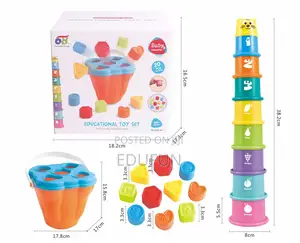 Shape Sorter and Stacking Toys for Baby and Toddlers