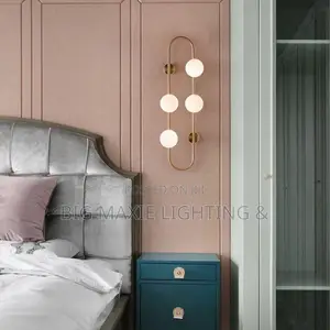 Modern Led Wall Lamp Gold Living Room Bedsides Wall Light