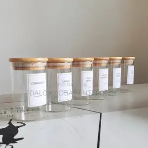 Glass Jars - (Set of 6)