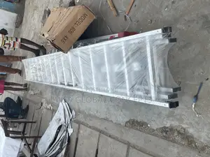 16 Steps by 2 Sections Steps Aluminum Strong Ladder