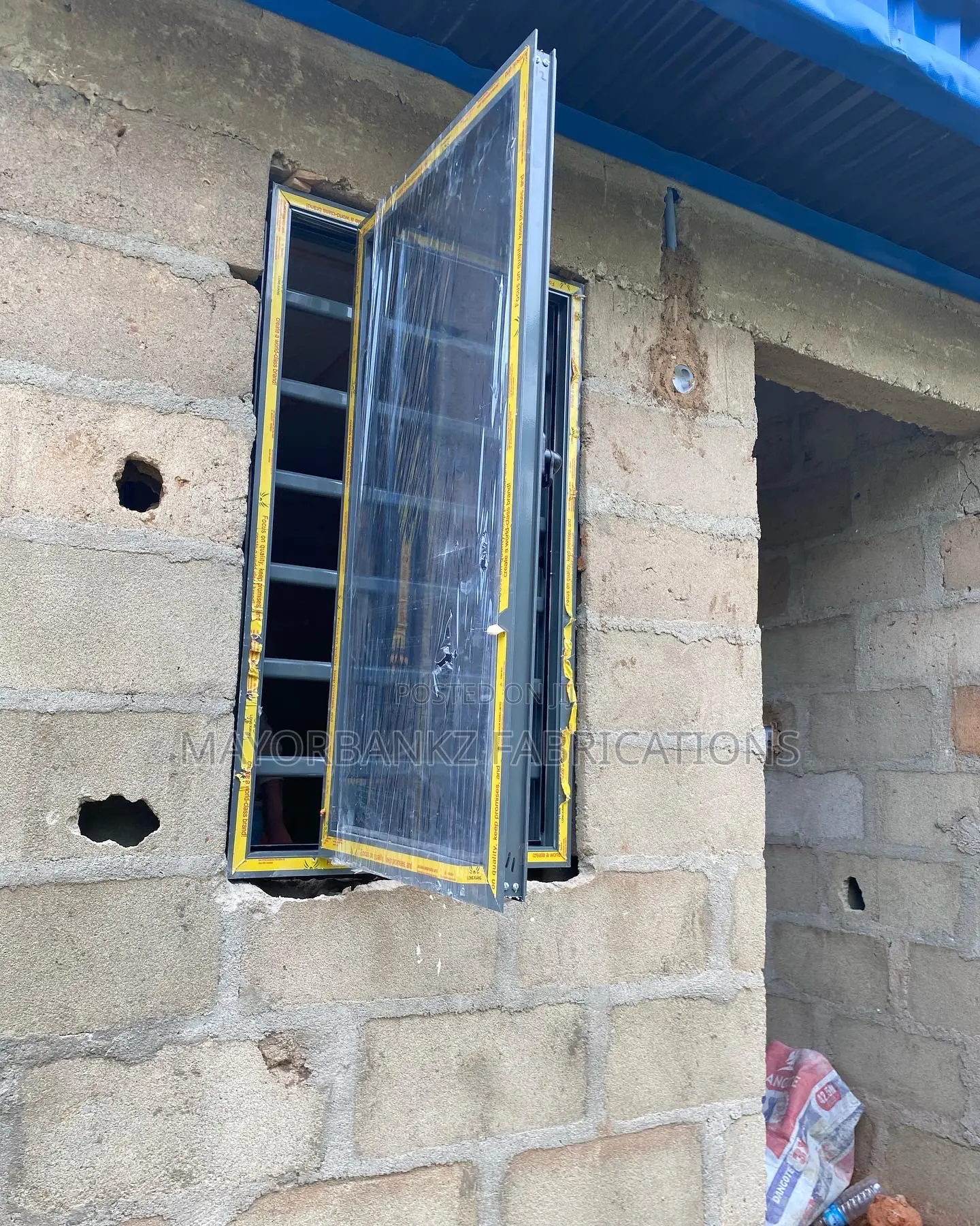 Aluminium 3 in 1 Casement Window