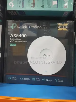 Tp-Link Omada Ax5400 Ceiling Mount Wifi 6 Access Point
