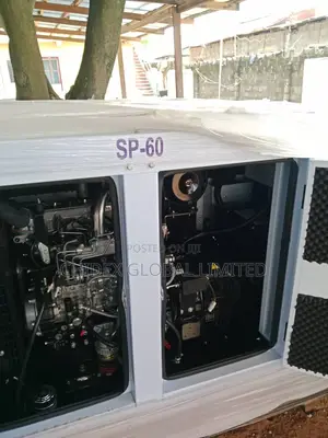 60 Kva Perkins Soundproof Diesel Generators 100% Copper Coil