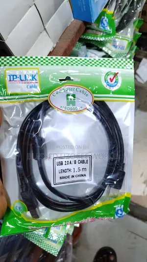 1.5m USB to Printer Cable for Laptop Desktop 2.0 a/B Cable