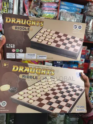 Draughts Board Game ( Magnetic Design , 30cm Size)