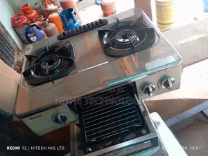 2 Burner Table Gas Cooker With Mini Grill Oven