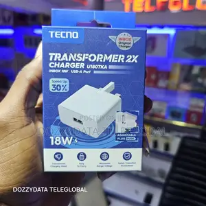 Tecno Charger 18W USB a Super Fast Charger Adapter Only