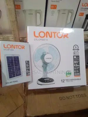 Solar Table Fan