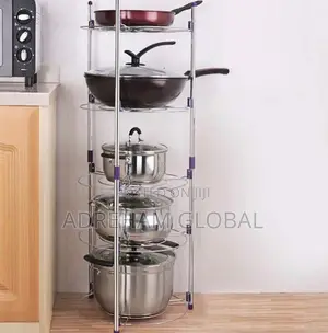 5 Tiers Pot Rack