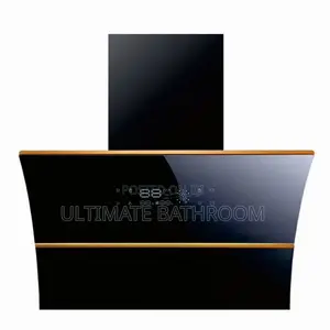 90cm Black And Gold Kitchen Heat/Smoke Extractor