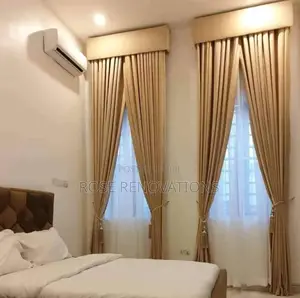 Beige Colour Royal Board Curtains 4700 Per Yard