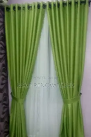 Lemon Green Italian Curtains 5000 Per Yards