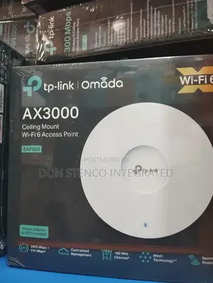Tp-Link Omada Ax3000 Ceiling Mount Wifi 6 Access Point
