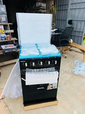 4 + 0 Face Nexus Bruhm Standing Gas Cooker and Oven