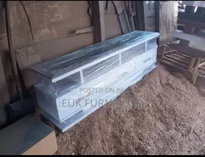 Unique 6ft Tv Stand With Tinted Glass