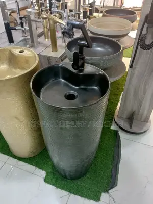 Black Free Standing Basin