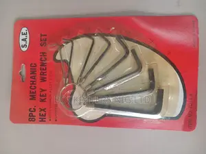 8pc Mechanic Hex Key Wrench Set