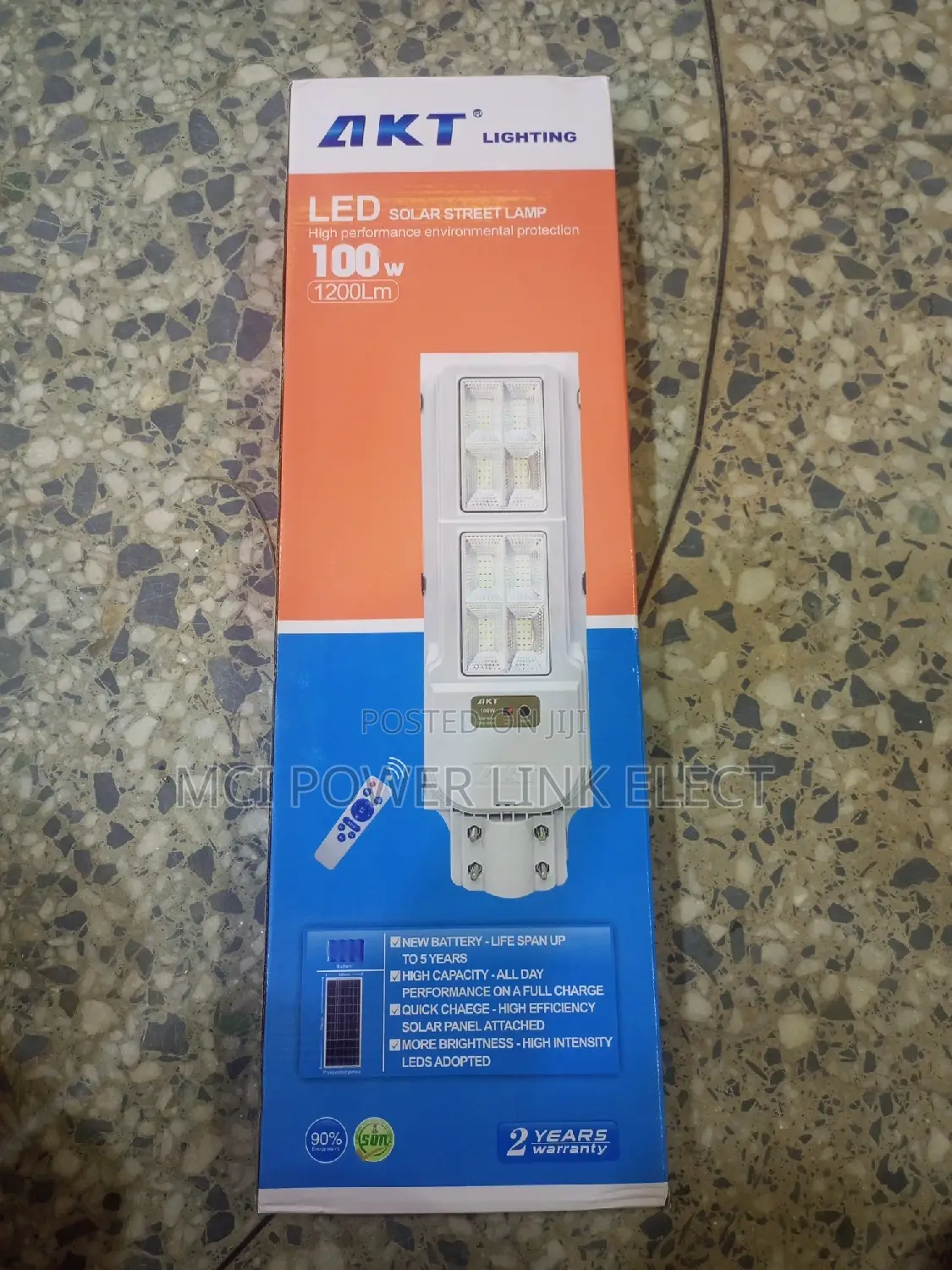100w Led Solar Street Lamp