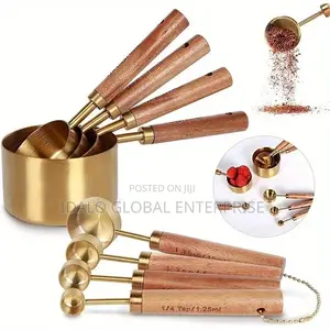 Gold Measuring Spoon and Cup