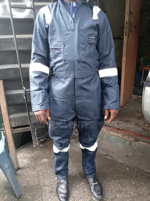 100% Fire 🔥Retardant Navy Blue Gown Overall