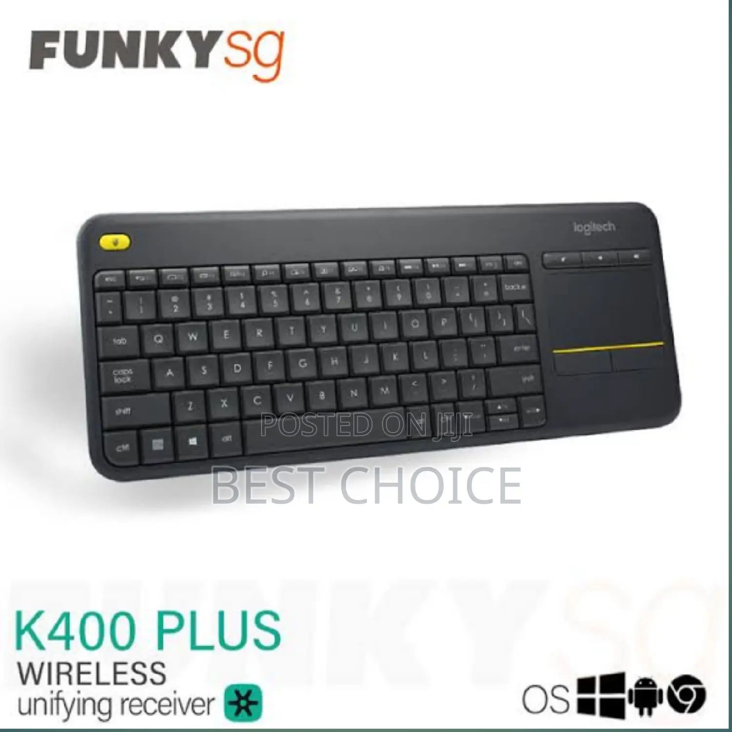 Logitech Plus Touchpad Keyboard for TV Connected PC