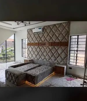 Wall _ Wall Padded Bedframe.