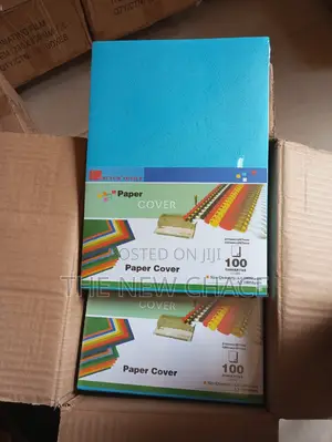 Paper Cover Blue and All Colours Cartons