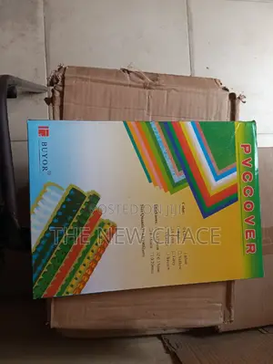 Buyor PVC Cover Blue and White Cartons