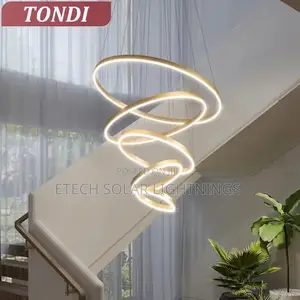 Modern Chandelier Led Ring Circular Ceiling Dropping Light