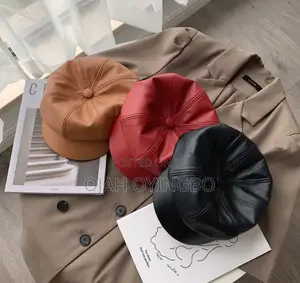 Premium Leather Designer Beret