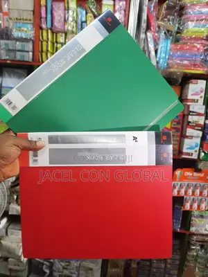 Clear Book 40 Pockets File Folder ( Different Colors )