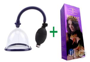 Breast Enlargement Pump & Enlargement Cream Bundle