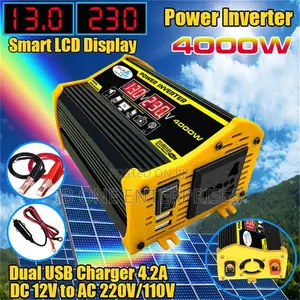 Portable Inverter Keeps You Powered (4000W Peak)