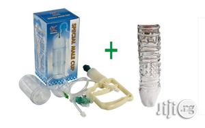 Penis Reusable Condom Advance Penis Enlargement Pump