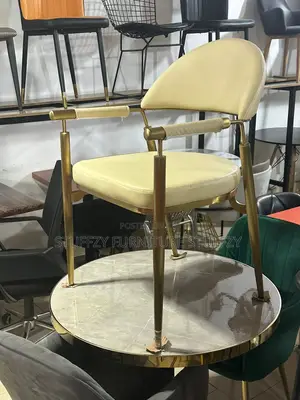 Italian Unique Gold Restaurant Chairs