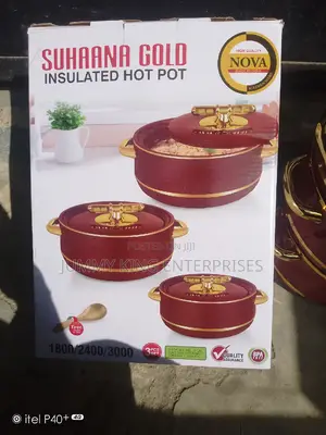3 Sets Insulated Serving Food Cooler /Flask